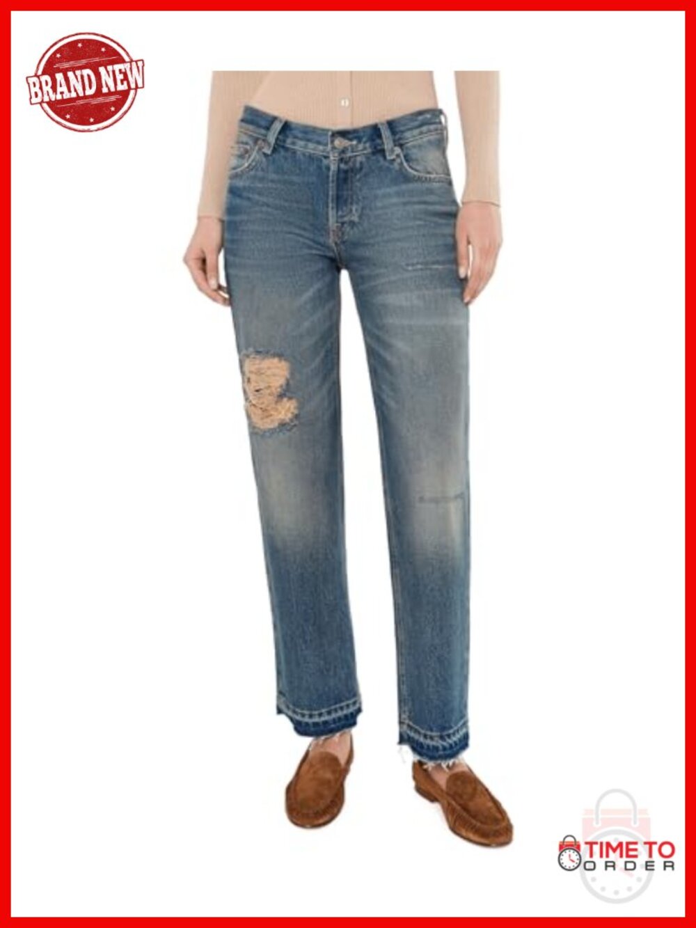 Free People Up All Hours Slim Straight Leg Jeans 100% Cotton Low Rise